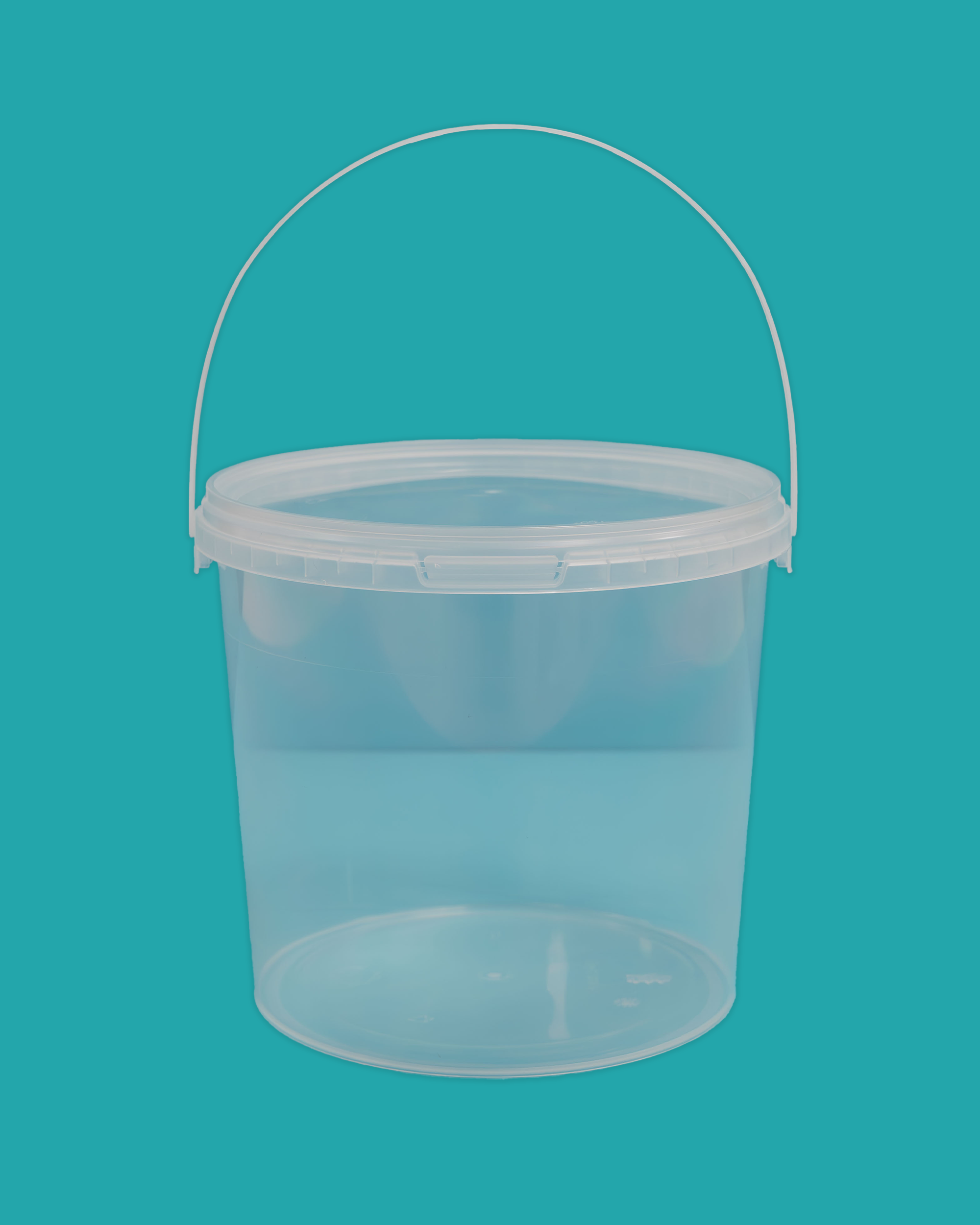 500ml Clear Bucket with T/E Lid (No Handle Metaplast